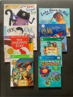Bundle Of Eight Books And Learning Materials For Young Readers Covers Everything